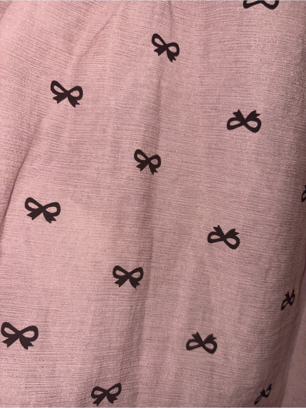 🎀NWT Umgee "Bow🎀 Babydoll Blouse w/3/4 Puff Sleeves w/Ruffles” Mauve💗Black🖤Small - Picture 14 of 14